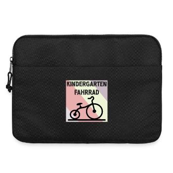 KINDERGARTEN BIKE KINDERGARTEN CHILD BICYCLE KIGA - Laptop bag 15" - black - Front
