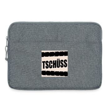 GOODBYE BYE BIKE CYCLISTS - Laptop bag 15" - heather grey - Front
