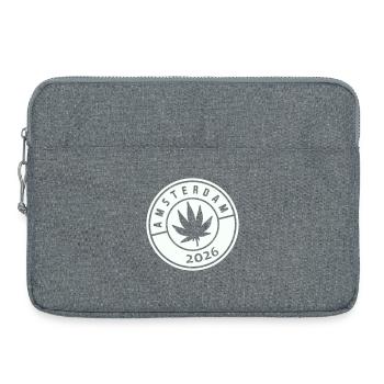 Amsterdam Weed 2026 - Laptop bag 15" - heather grey - Front