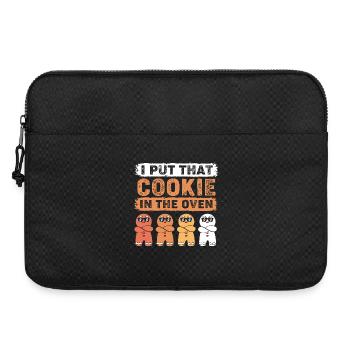 Pregnancy Birth Gingerbread Christmas - Laptop bag 15" - black - Front