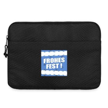 Christmas Bicycle Winter - Laptop bag 15" - black - Front
