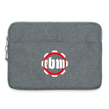 Industriell inspiriertes Gear-Design - EBM - Laptoptasche 15" - Grau meliert - Vorne