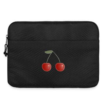 Kirschen - Laptoptasche 15" - Schwarz - Vorne
