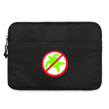 No Water Turtle Forbidden Shield Zone Against - Laptop bag 15" - black - Front