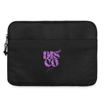 Glitzerndes Disco Love Emblem - Laptoptasche 15" - Schwarz - Vorne