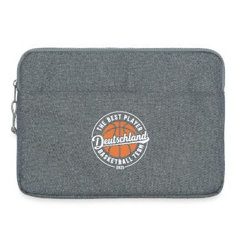 Germany Basketball Champion Design - Laptop bag 15" - heather grey - Front