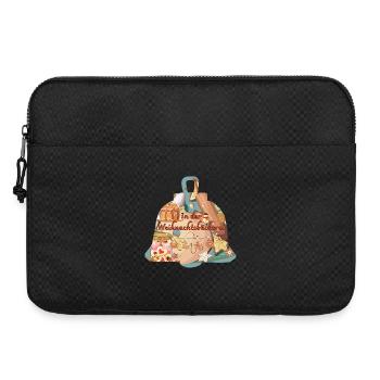 Forme De Cloche Dans La Boulangerie De Noël - Sacoche pour ordinateur portable 15 pouces - noir - Devant