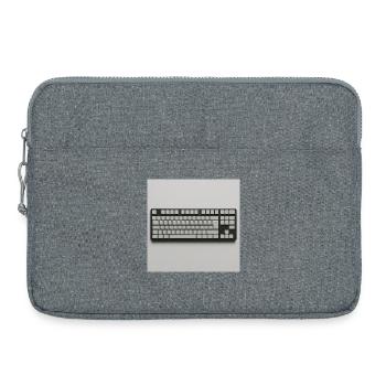 Minimalist Tastatur  - Laptoptasche 15" - Grau meliert - Vorne