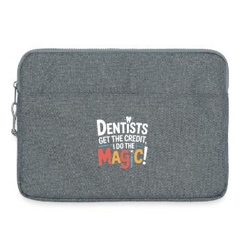 Technicien de couronne dentaire Art - Sacoche pour ordinateur portable 15 pouces - gris chiné - Devant
