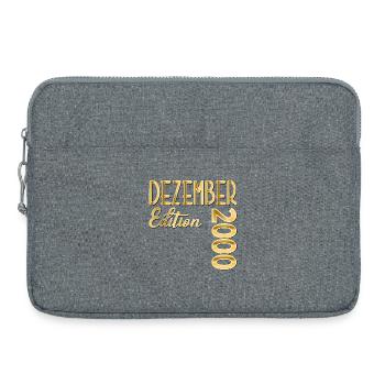 26. GEBURTSTAG 2000 DEZEMBER - Laptoptasche 15" - Grau meliert - Vorne