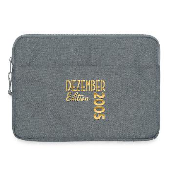 21st Birthday Birthday 2005 December - Laptop bag 15" - heather grey - Front