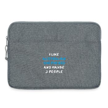 Australian Shepherd - Laptop bag 15" - heather grey - Front