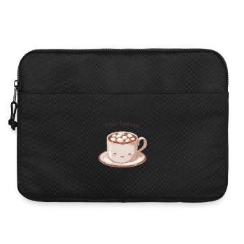 Anime Hot Chocolate – This Season Cozy Vibes - Laptoptasche 15" - Schwarz - Vorne