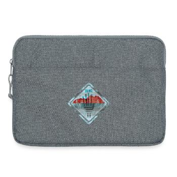 Stille Grenzmarke Design - Laptoptasche 15" - Grau meliert - Vorne