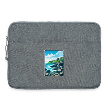 Giant's Causeway Nordirland Küstenbasalt - Laptoptasche 15" - Grau meliert - Vorne