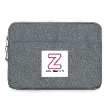 Génération Z Neon Z - Sacoche pour ordinateur portable 15 pouces - gris chiné - Devant