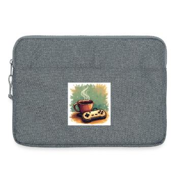 Caffeine & Campaigns - Laptoptasche 15" - Grau meliert - Vorne