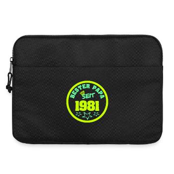 Vater 1981 - Laptoptasche 15" - Schwarz - Vorne