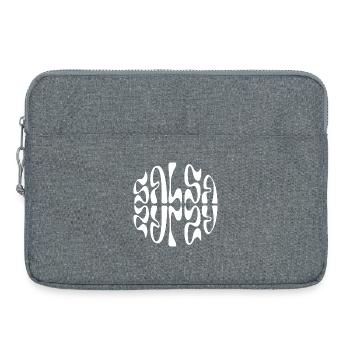 Typographie circulaire Salsa Pulse - Sacoche pour ordinateur portable 15 pouces - gris chiné - Devant