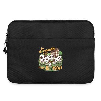 Normandie ist ein bio-tiful humorvolles Geschenk - Laptoptasche 15" - Schwarz - Vorne