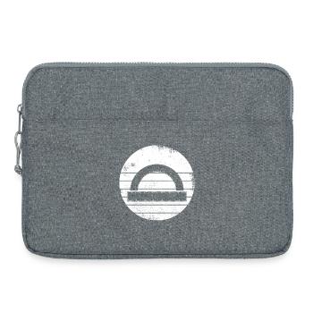 Halbkreiswinkelmesser - Laptoptasche 15" - Grau meliert - Vorne