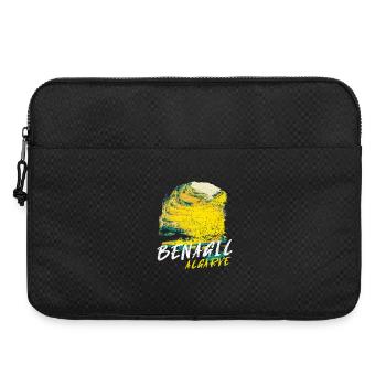 Illustration of the Benagil Cave in the Algarve - Laptop bag 15" - black - Front