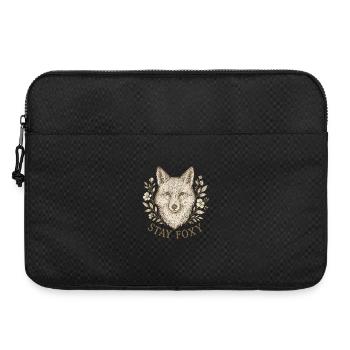 Stay Foxy – Wild & Stilvoll - Laptoptasche 15" - Schwarz - Vorne