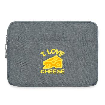 Käse - Laptoptasche 15" - Grau meliert - Vorne