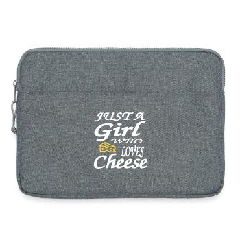 Käse - Laptoptasche 15" - Grau meliert - Vorne
