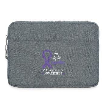Forts ensemble contre la maladie d’Alzheimer - Sacoche pour ordinateur portable 15 pouces - gris chiné - Devant