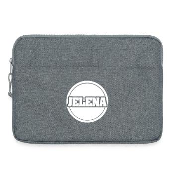 Jelena comme prénom - Sacoche pour ordinateur portable 15 pouces - gris chiné - Devant