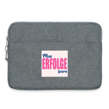 CELEBRATE SMALL SUCCESSES - Laptop bag 15" - heather grey - Front