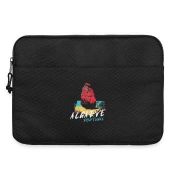 Rock Beach Algarve Illustration Portugal - Laptoptasche 15" - Schwarz - Vorne