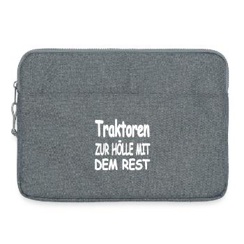 Tracteur - Sacoche pour ordinateur portable 15 pouces - gris chiné - Devant