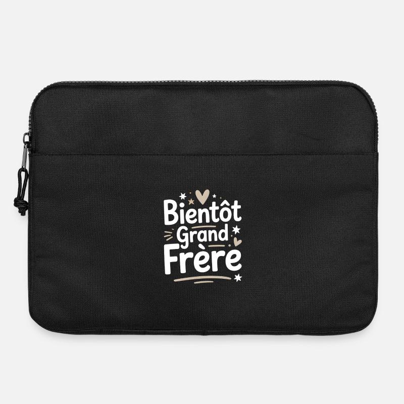 Bald ein großer Bruder - Laptoptasche 15" - Schwarz