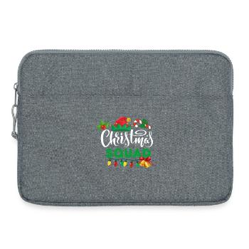 Équipe de Noël. Se marier Noël - Sacoche pour ordinateur portable 15 pouces - gris chiné - Devant