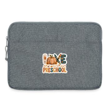 Love Preschool Thanksgiving Fall Leaves Teacher - Laptoptasche 15" - Grau meliert - Vorne