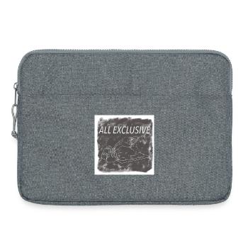 Alles exklusiv - Laptoptasche 15" - Grau meliert - Vorne