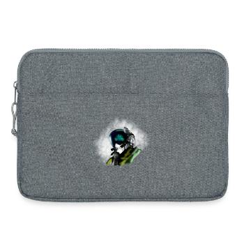 Pilote de jet - Sacoche pour ordinateur portable 15 pouces - gris chiné - Devant