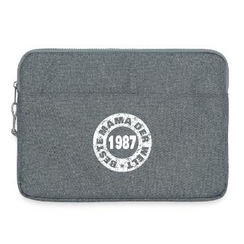 Muttertag 1987 - Laptoptasche 15" - Grau meliert - Vorne