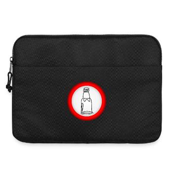 BAN BEER BOTTLE - Laptop bag 15" - black - Front