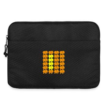 Elephant - Laptop bag 15" - black - Front