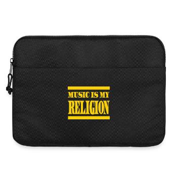 Music Is My Religion - Édition spéciale - Sacoche pour ordinateur portable 15 pouces - noir - Devant