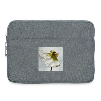 White Poppy - Laptoptasche 15" - Grau meliert - Vorne