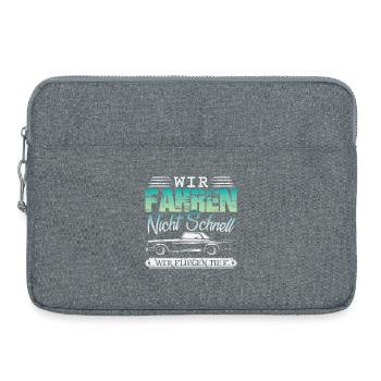 Auto Tuner Tuning Kfz Werkstatt Mechaniker Spruch - Laptop bag 15" - heather grey - Front
