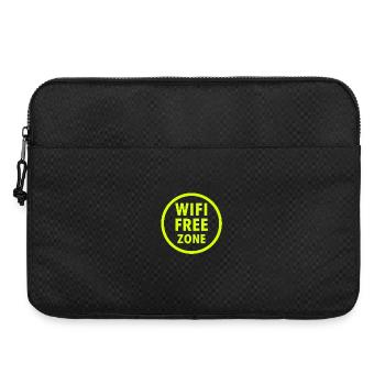 Zone sans Wi-Fi Neon Circle - Sacoche pour ordinateur portable 15 pouces - noir - Devant