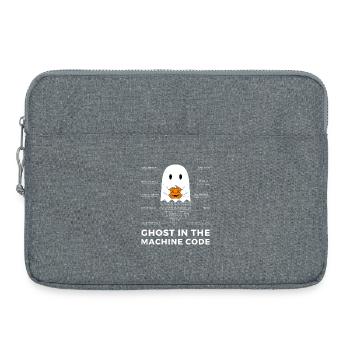 Funny Coder, Programmer Halloween T-Shirt - Laptop bag 15" - heather grey - Front