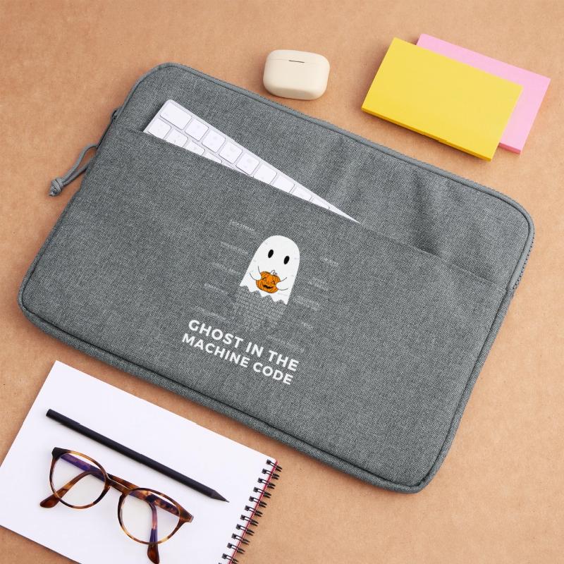 Funny Coder, Programmer Halloween T-Shirt Laptop bag 15"