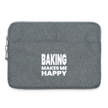 Bake - Laptop bag 15" - heather grey - Front