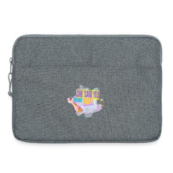 She said yes JGA - Laptoptasche 15" - Grau meliert - Vorne